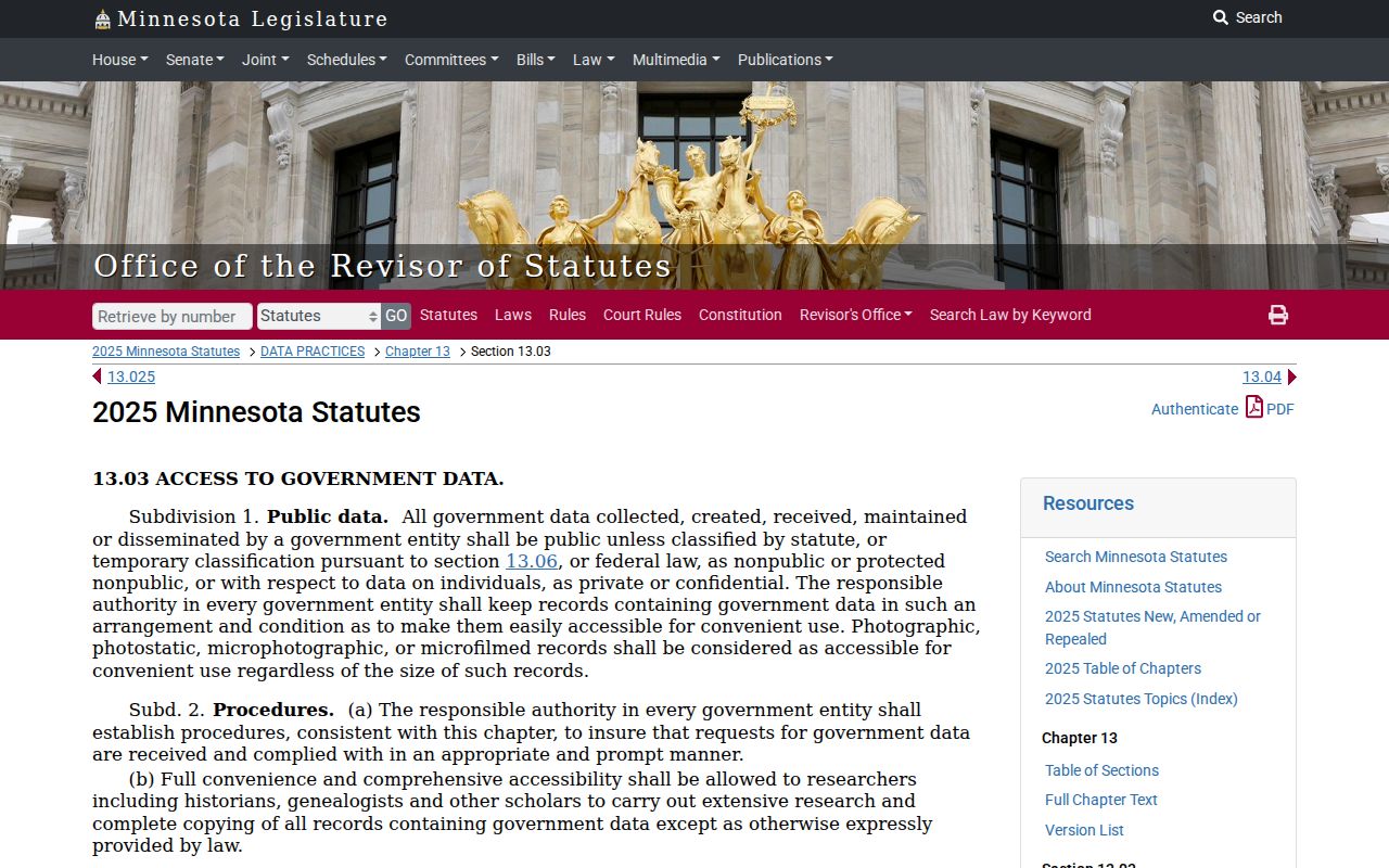 Lake of the Woods County traffic court records and public-information law context