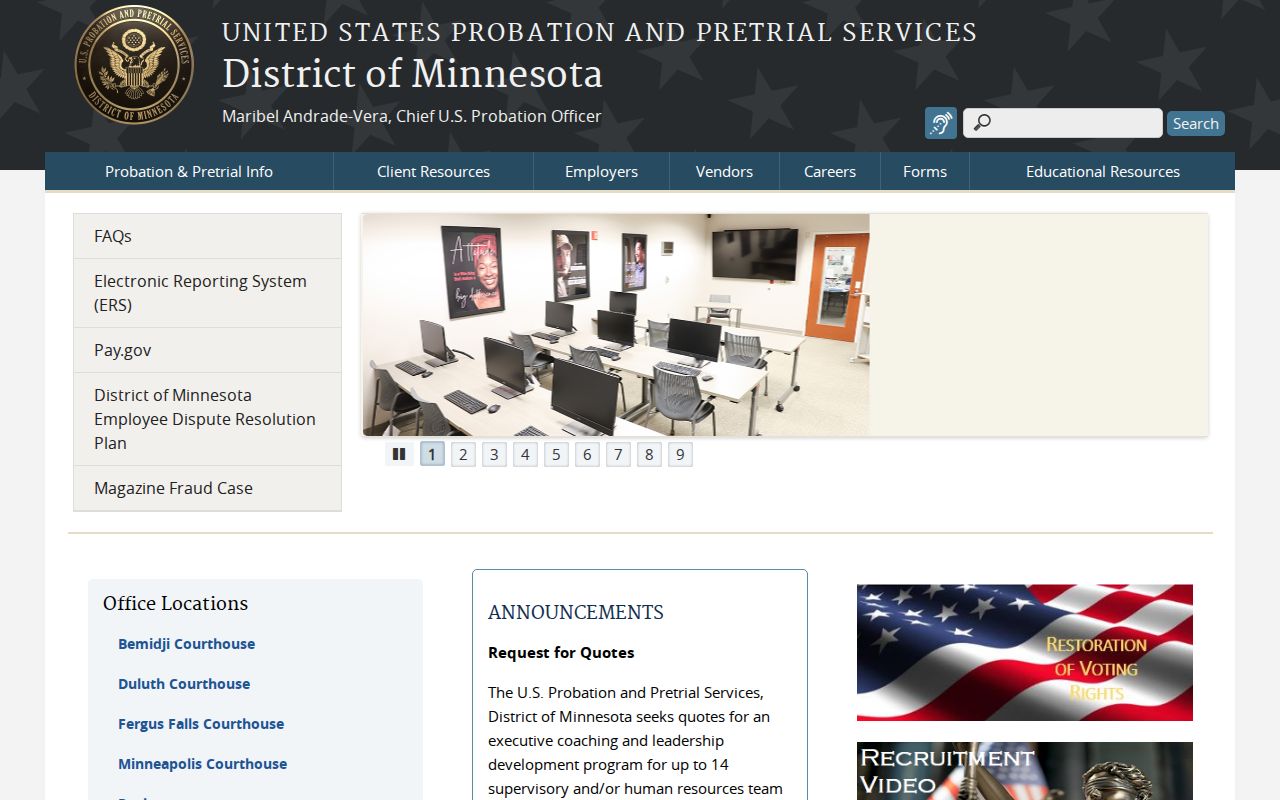 Roosevelt court records federal District Court distinction